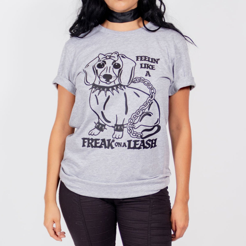 freak on a leash unisex tee - bean goods