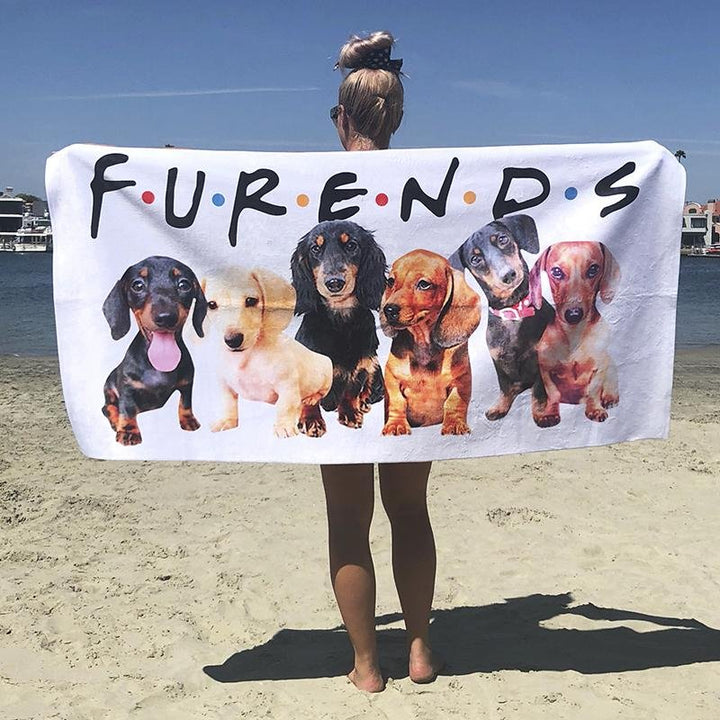 furends beach towel - BeanGoods