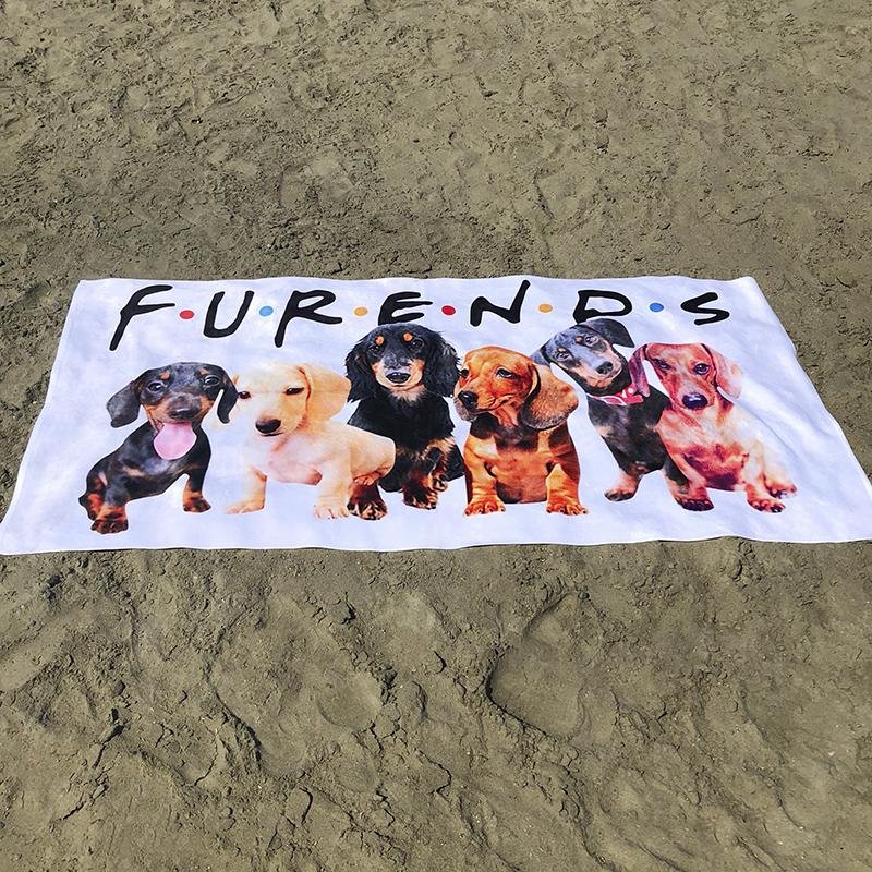 furends beach towel - BeanGoods