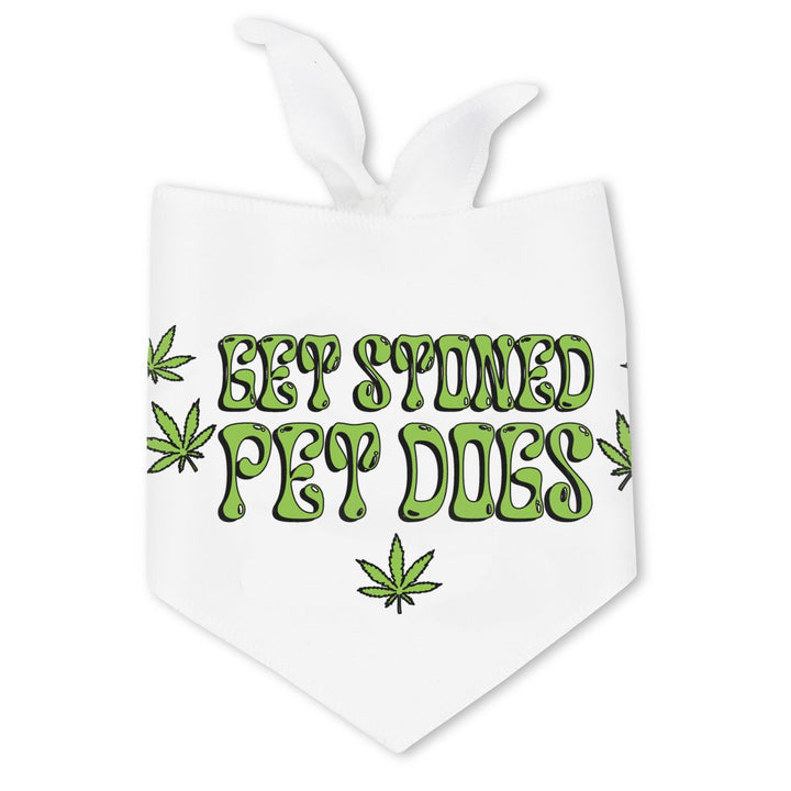 get stoned, pet dogs dog bandana - bean goods