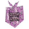 goth ween dog bandana