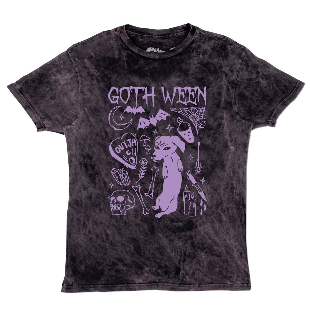 goth ween unisex tee | black mineral wash - bean goods