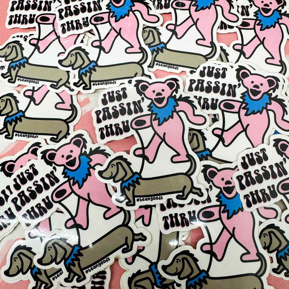 grateful ween sticker - bean goods