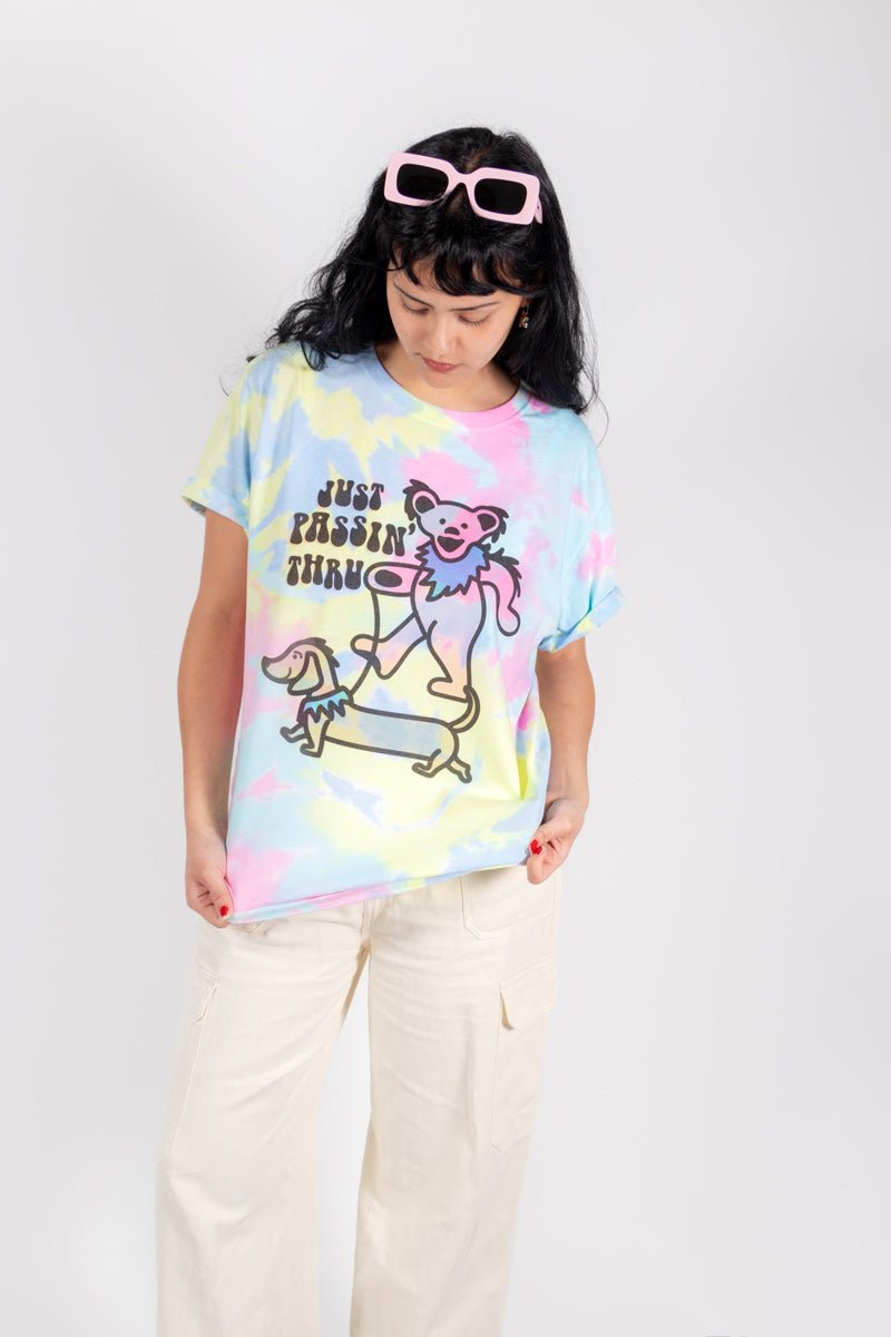 grateful ween unisex tee | rainbow dreams tie-dye - bean goods