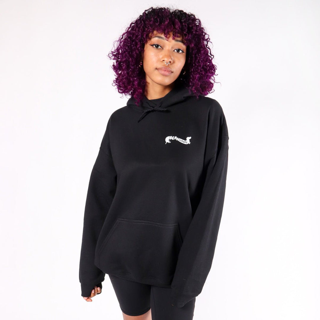 hogs & dogs unisex hoodie | black - bean goods