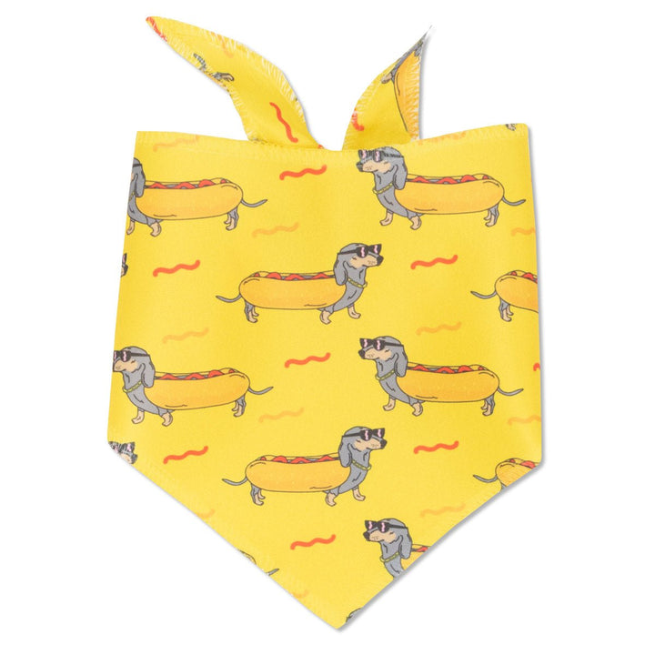 hot dog dog bandana - bean goods