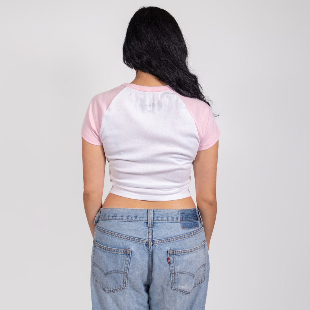 hot dog summer cropped baby tee - bean goods