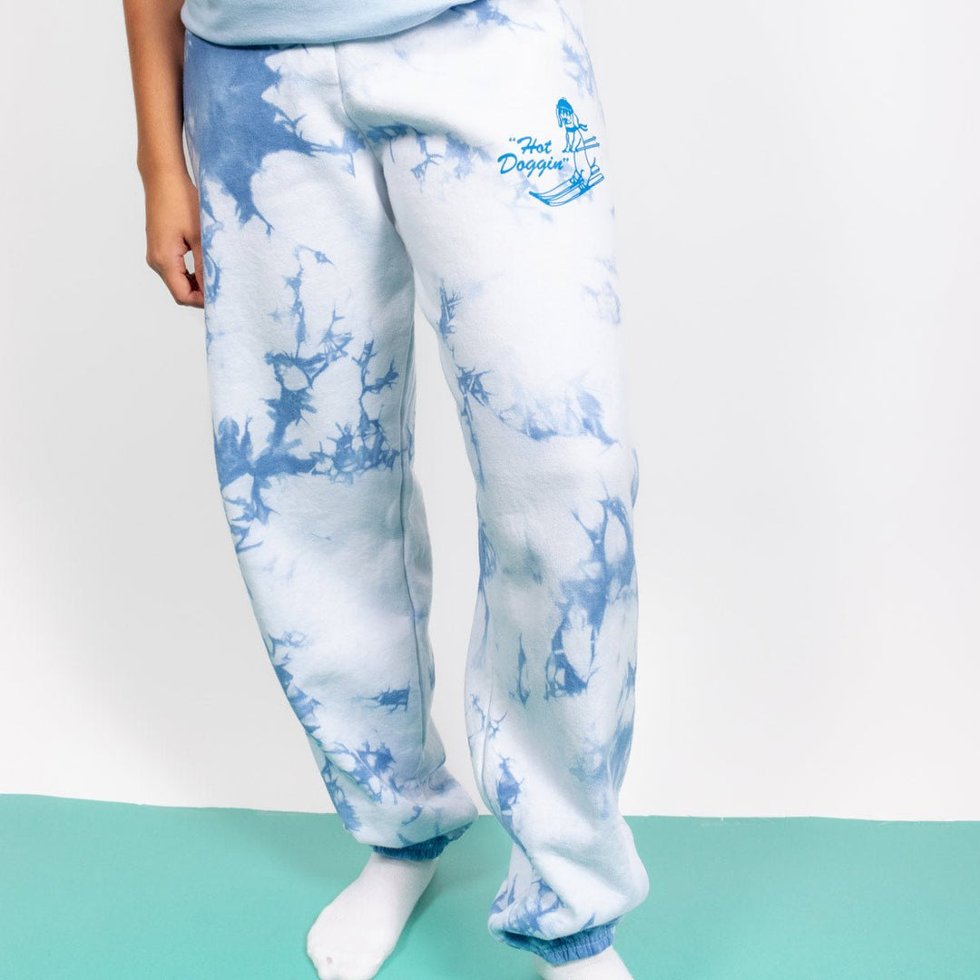 hot doggin' unisex sweatpants | tie-dye - bean goods