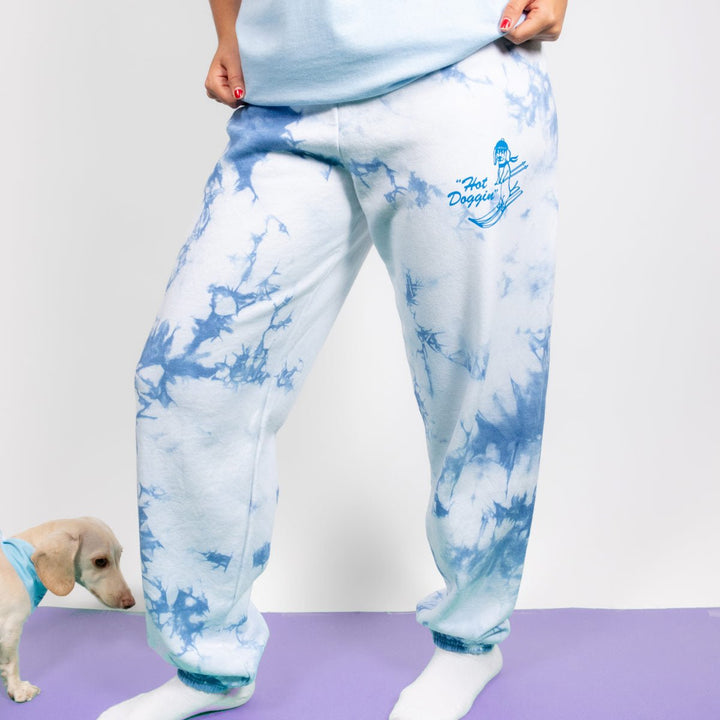 hot doggin' unisex sweatpants | tie-dye - bean goods