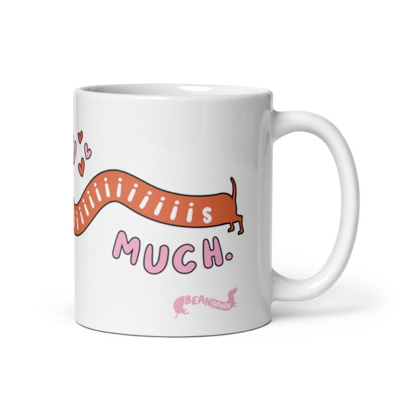 i love you thiiiiiis much mug - bean goods