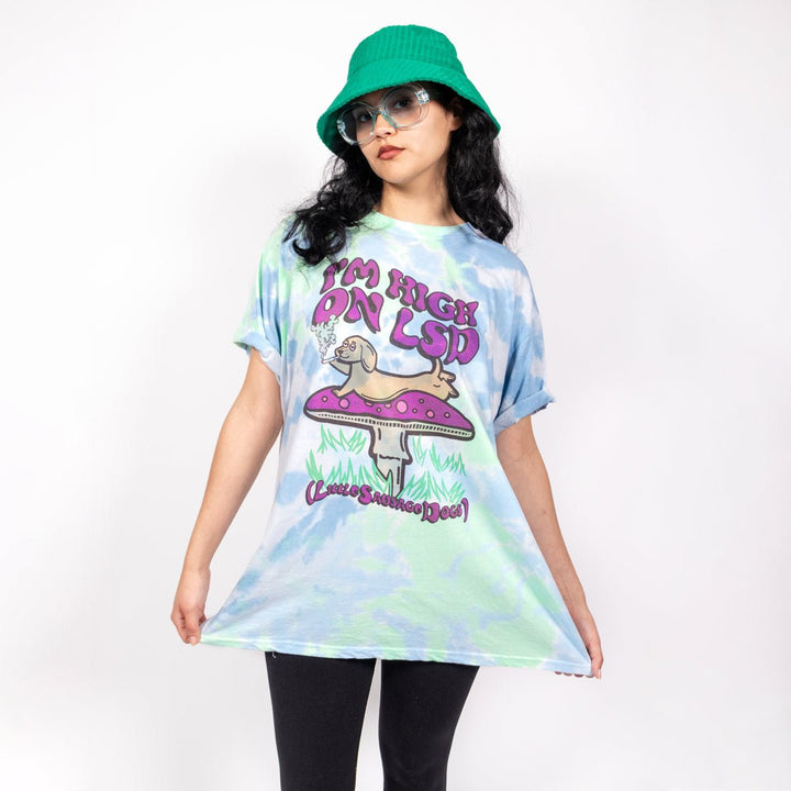 i'm high on LSD unisex tee | tie-dye - bean goods