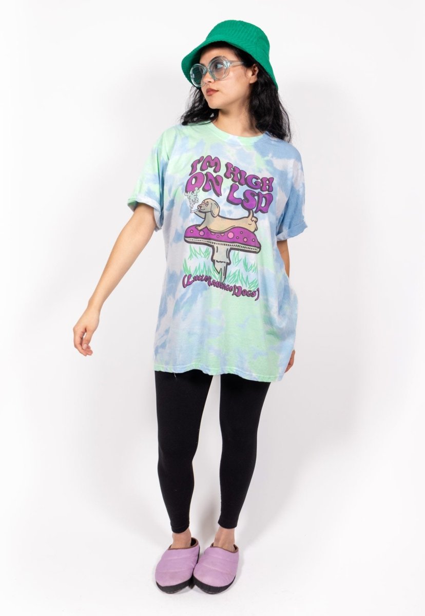 i'm high on LSD unisex tee | tie-dye - bean goods