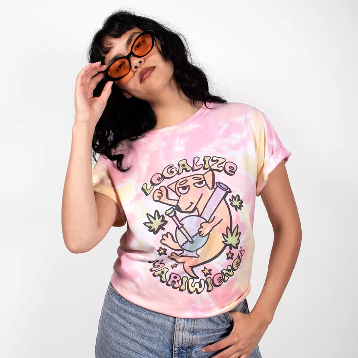 legalize mariwiener unisex tee | tie-dye - bean goods