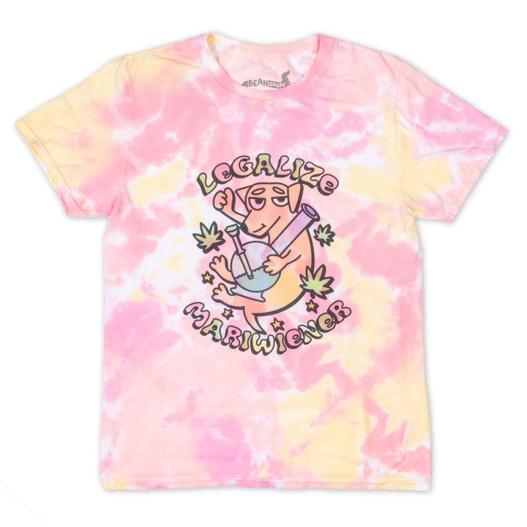 legalize mariwiener unisex tee | tie-dye - bean goods