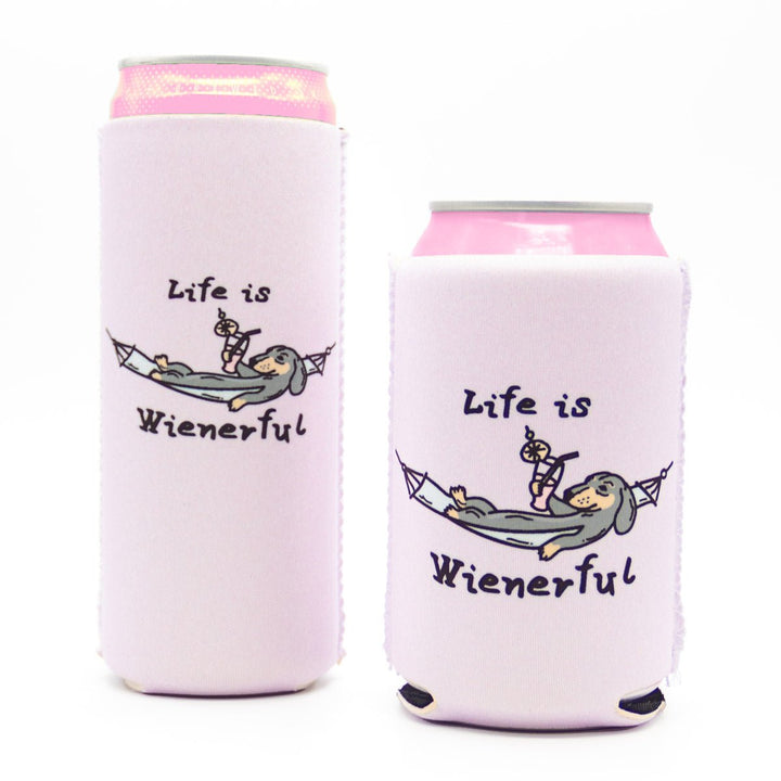 life is wienerful can cooler - bean goods