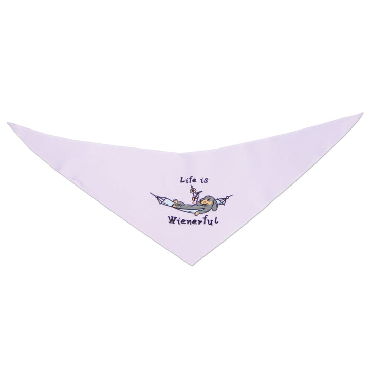 life is wienerful dog bandana - bean goods