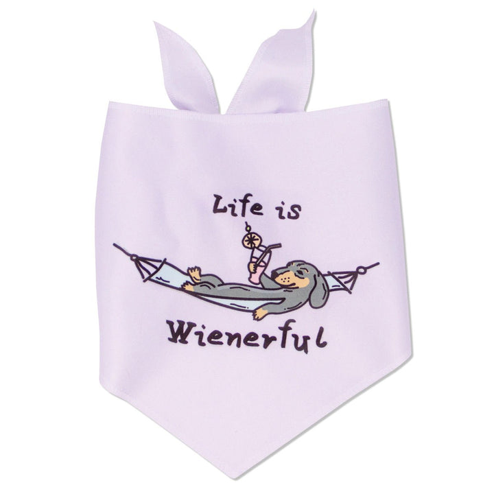 life is wienerful dog bandana - bean goods