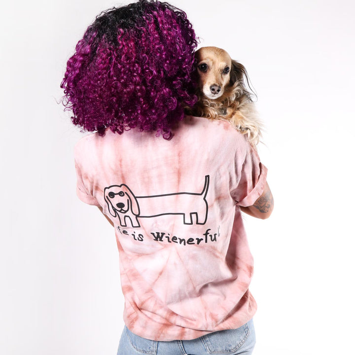 life is wienerful unisex tee | copper tie-dye - bean goods