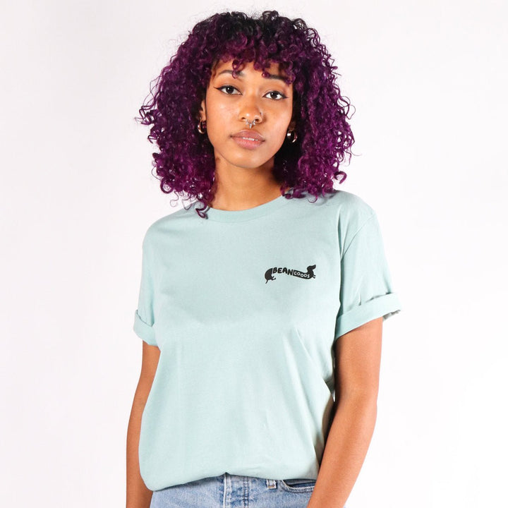 life is wienerful unisex tee | dusty blue - bean goods