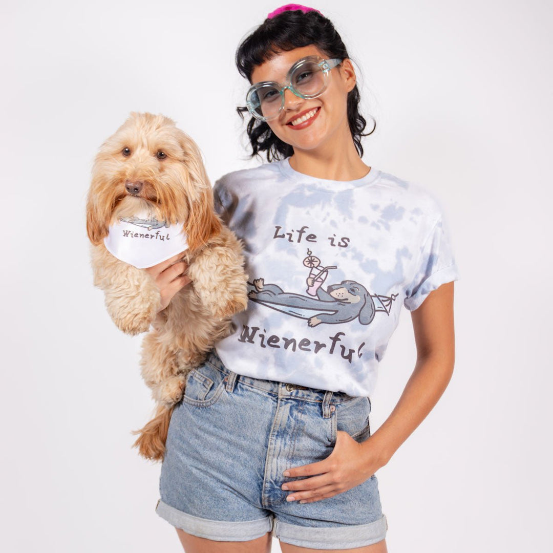 life is wienerful unisex tee | tie-dye - bean goods