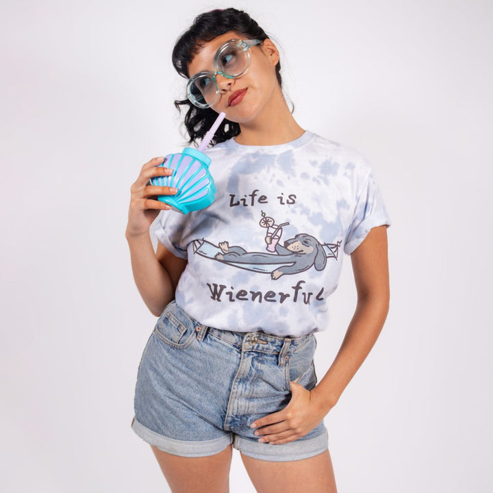 life is wienerful unisex tee | tie-dye - bean goods