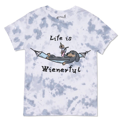 life is wienerful unisex tee | tie-dye - bean goods