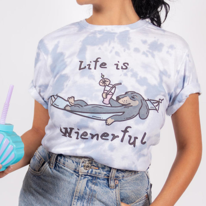 life is wienerful unisex tee | tie-dye - bean goods