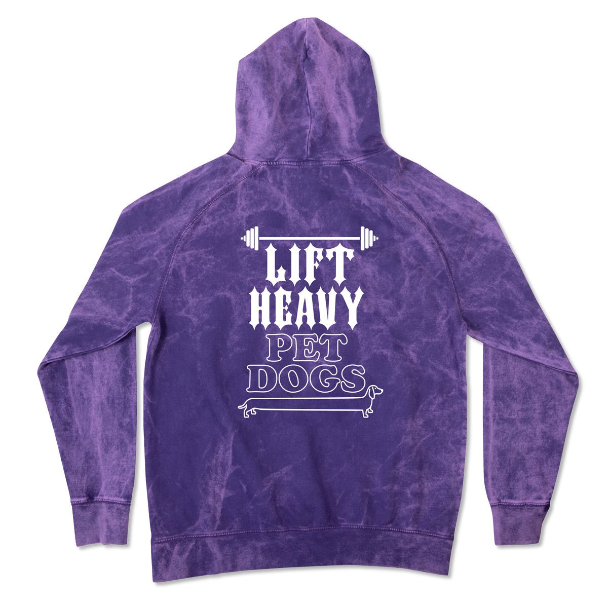 lift heavy, pet dogs unisex hoodie sweatshirt | mineral wash - bean goods
