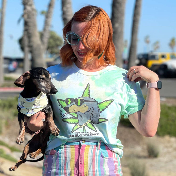 *limited edition* four-t'weenie unisex tie-dye tee - BeanGoods