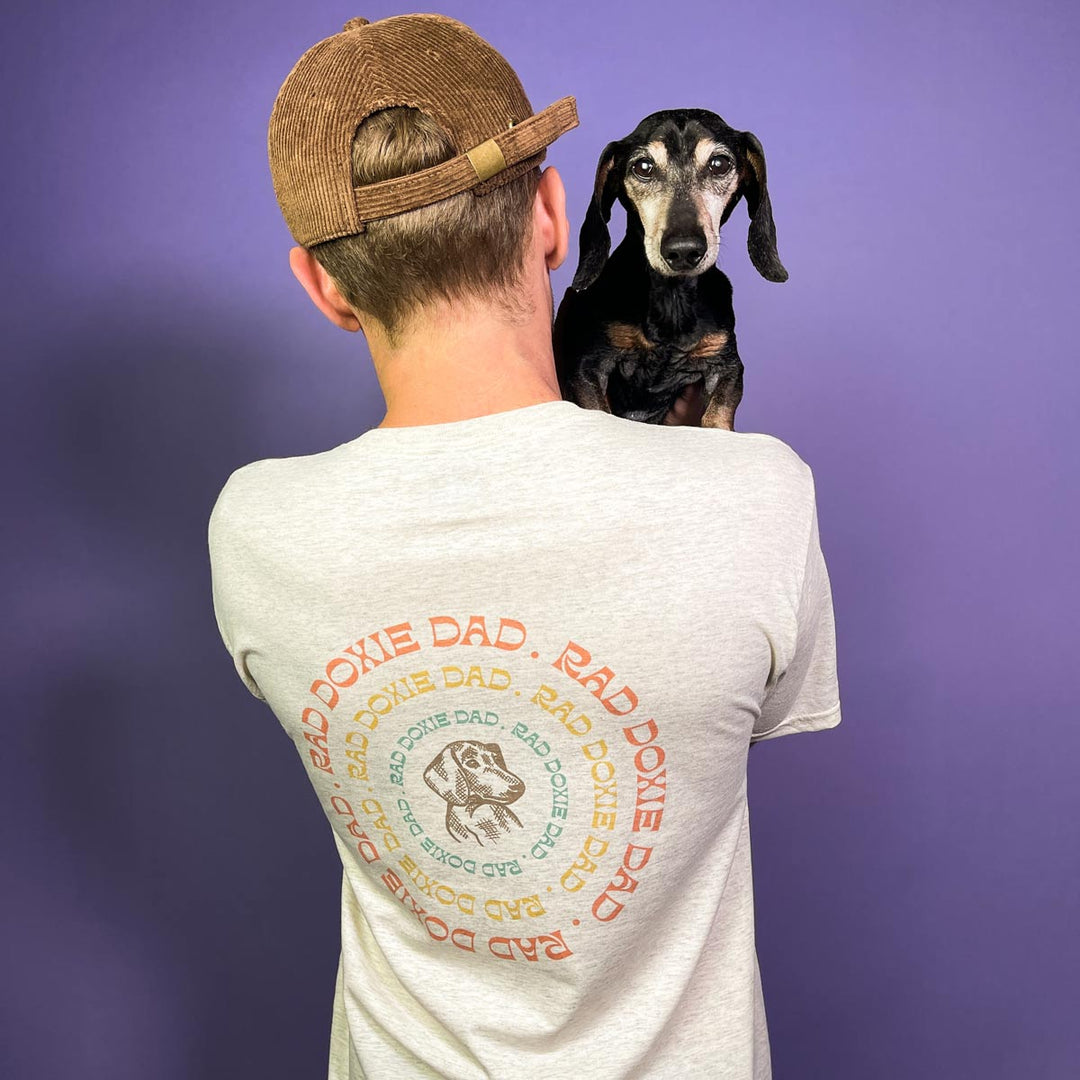 *limited edition* rad doxie dad | unisex tee | oatmeal heather - BeanGoods