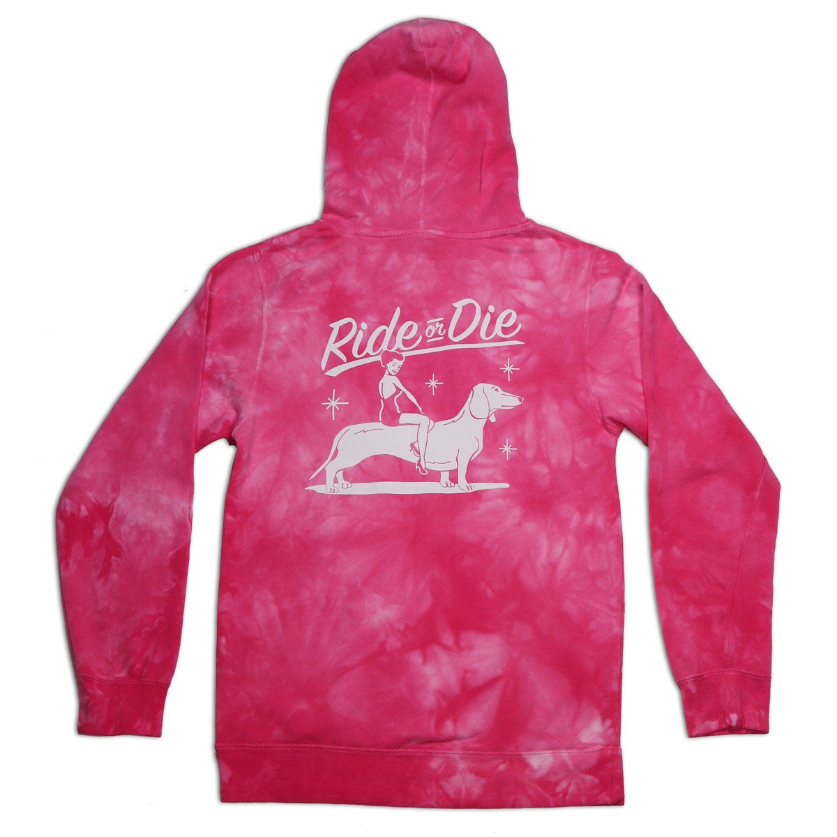 *limited edition* ride or die sweatsuit bundle | pink tie dye - BeanGoods