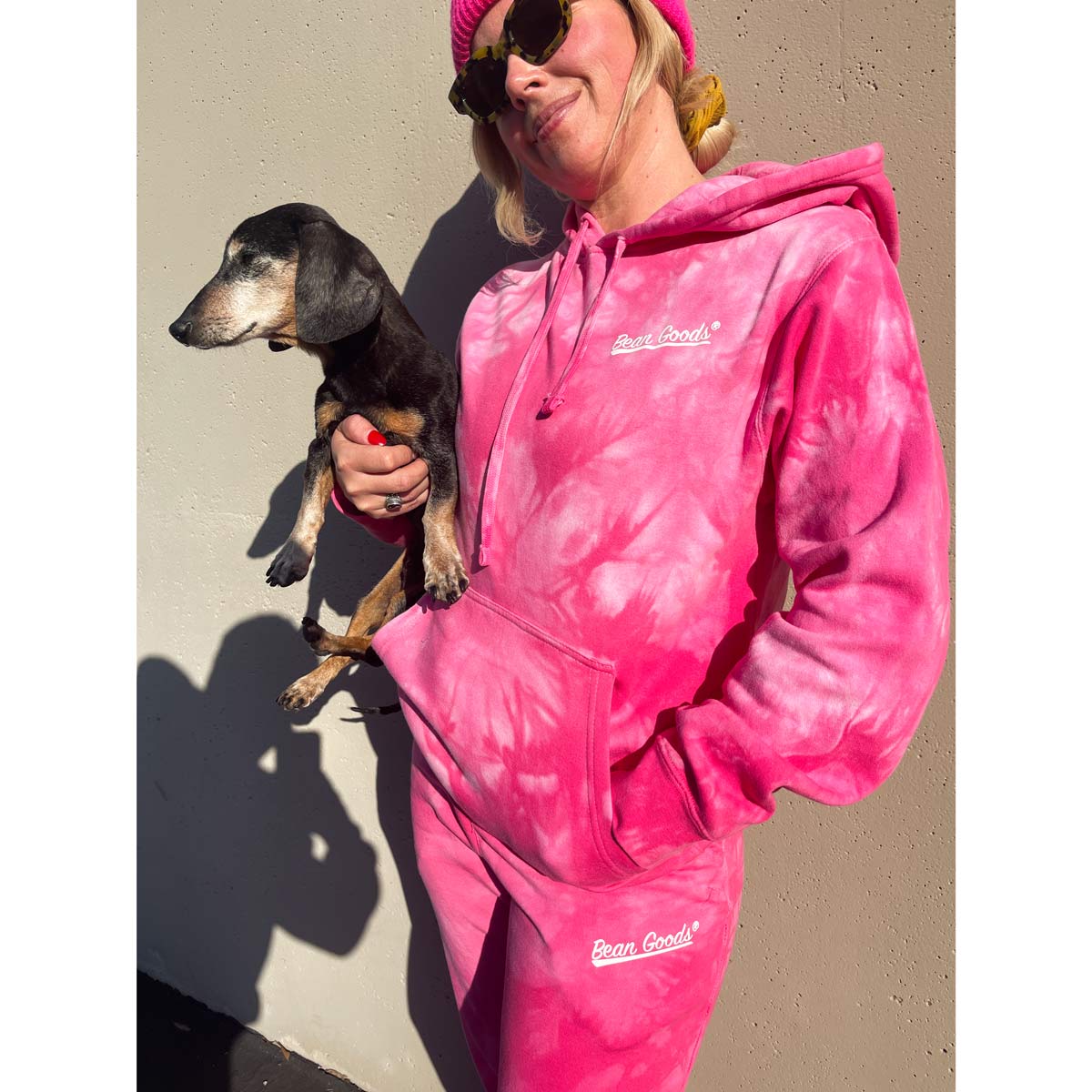 *limited edition* ride or die unisex hoodie | pink tie dye - BeanGoods