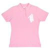 long & low polo women’s polo | pink