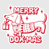 merry dox-mas sticker