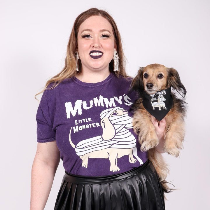 mummy’s little monster dog bandana - bean goods