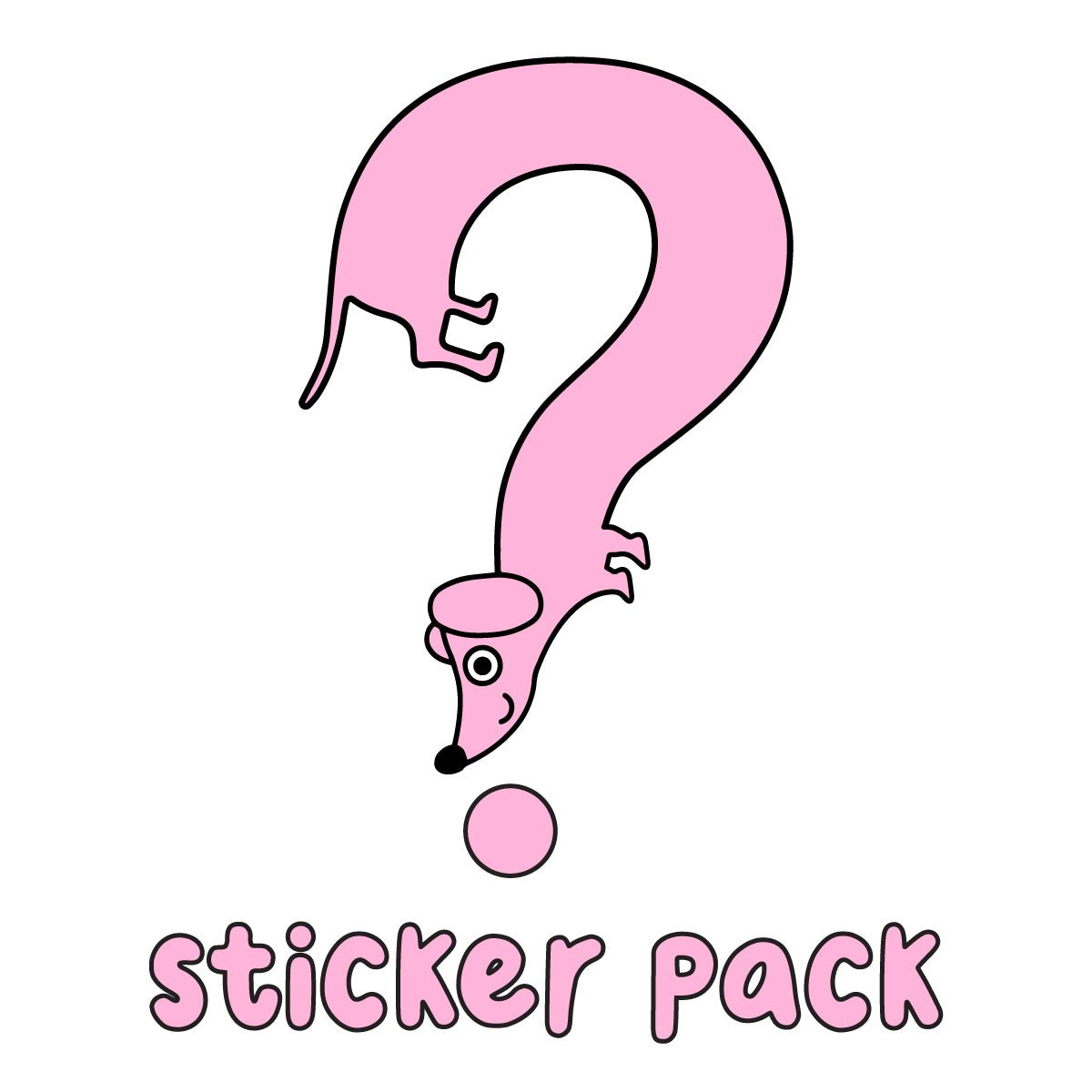 mystery sticker pack - bean goods