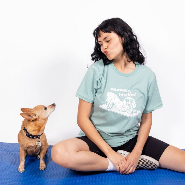 namaste bitches unisex tee - bean goods