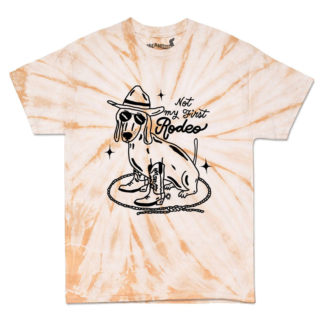 not my first rodeo unisex tee | tie-dye - bean goods