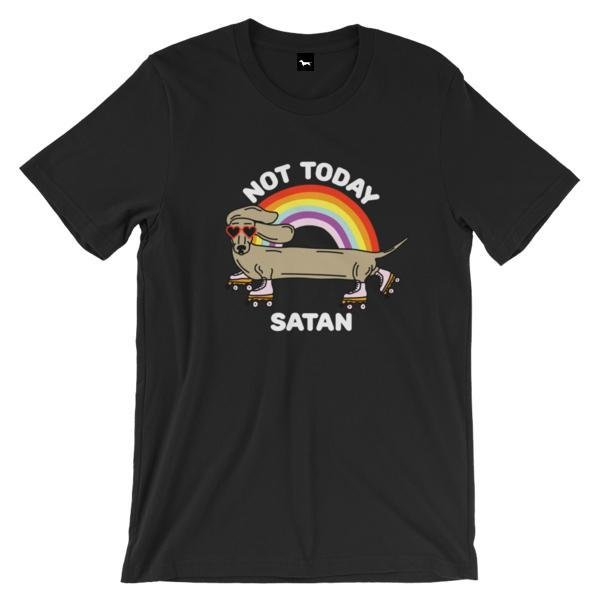 not today satan tee - BeanGoods