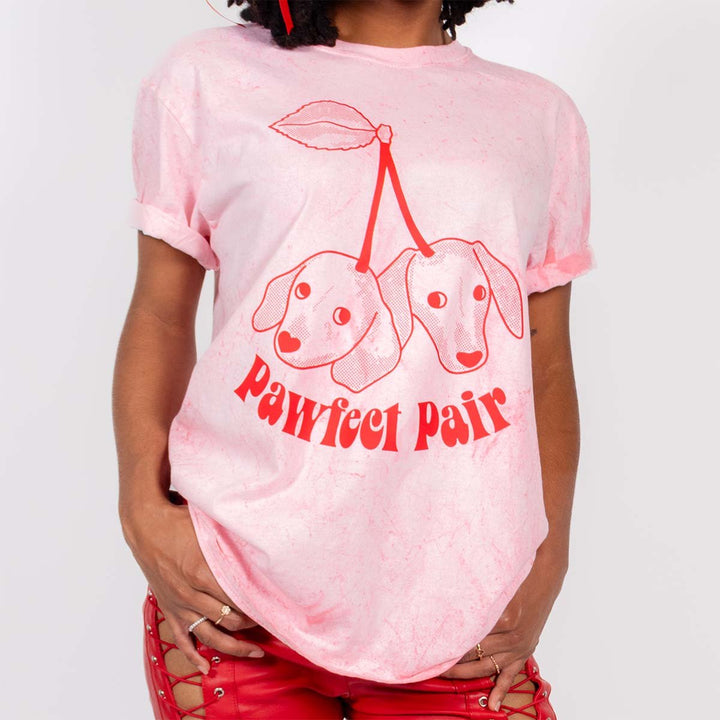 pawfect pair unisex tee | tie-dye - bean goods