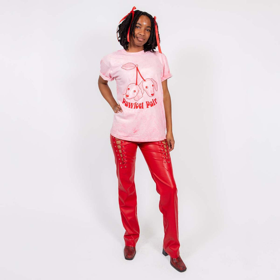 pawfect pair unisex tee | tie-dye - bean goods