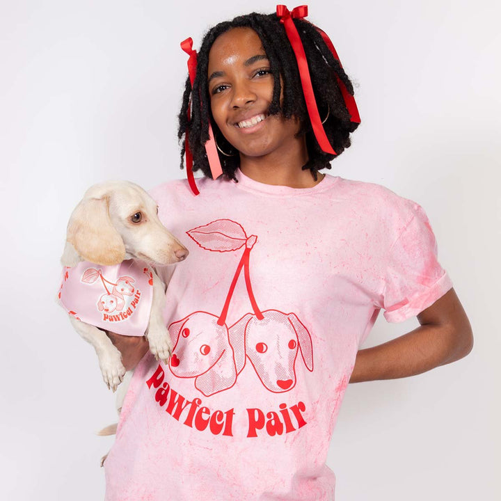 pawfect pair unisex tee | tie-dye - bean goods