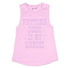 petting dogs is my cardio women's muscle tank