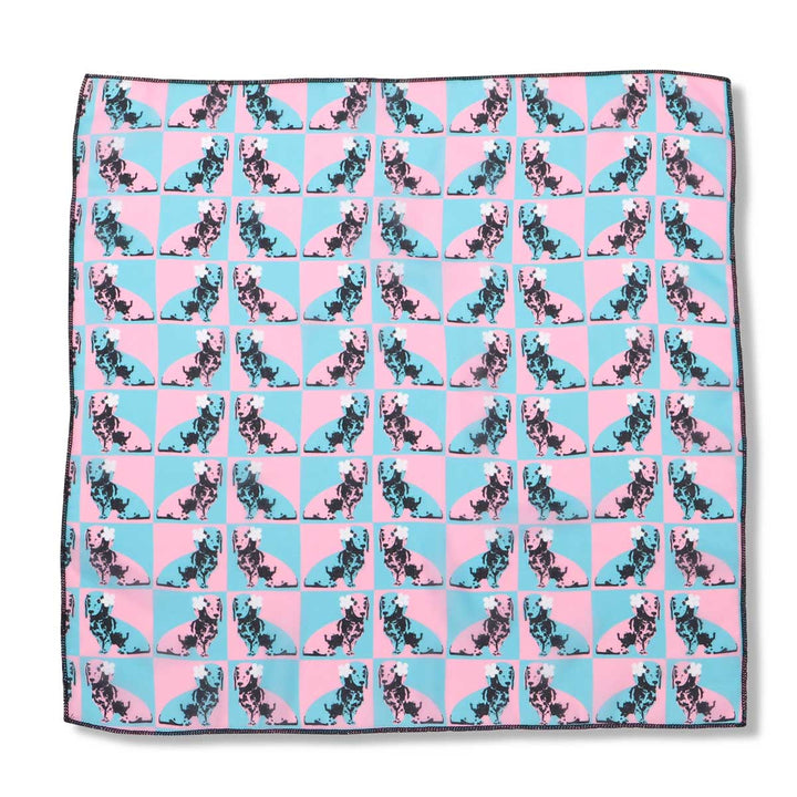 pop art pups chiffon bandana - bean goods