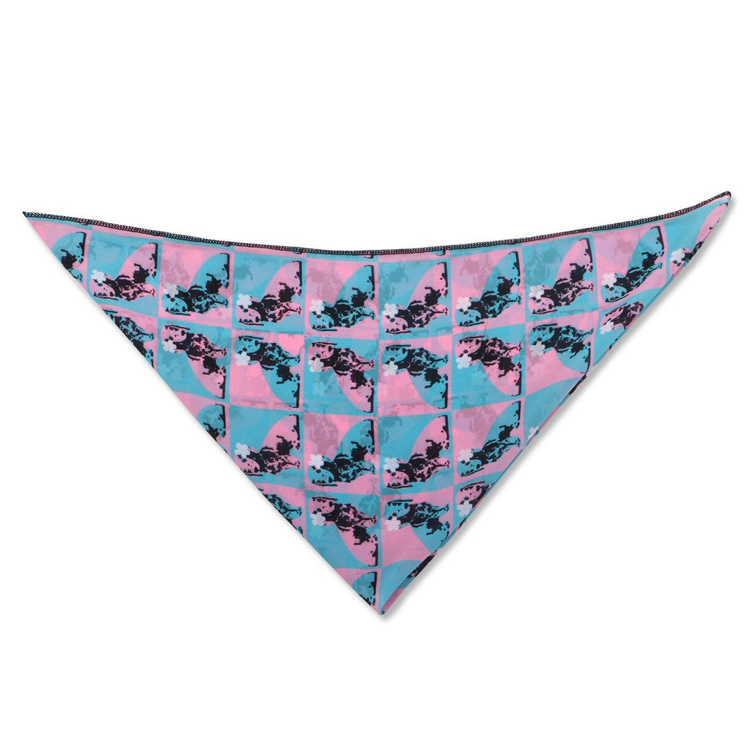 pop art pups chiffon bandana - bean goods