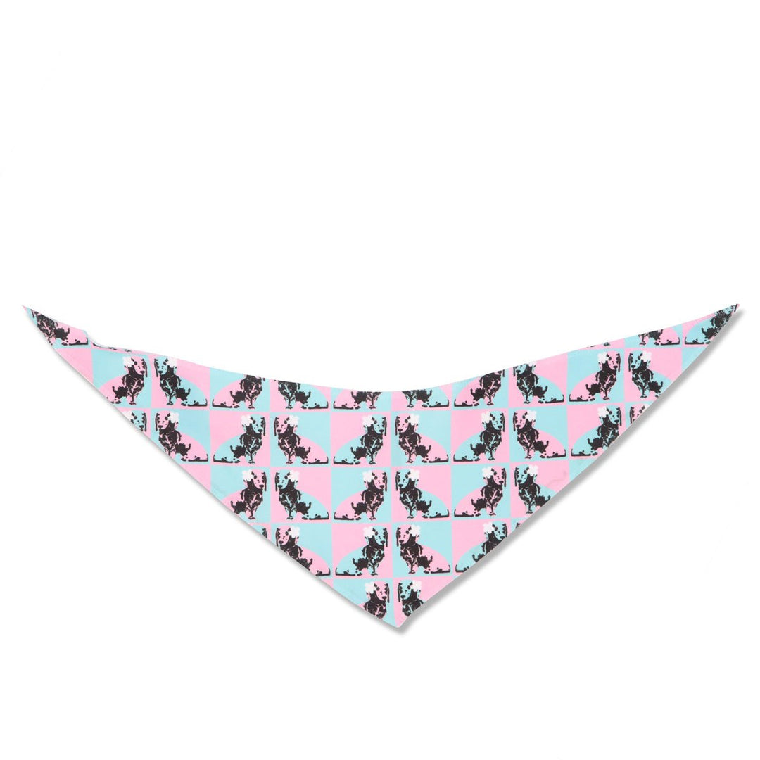 pop art pups dog bandana - bean goods