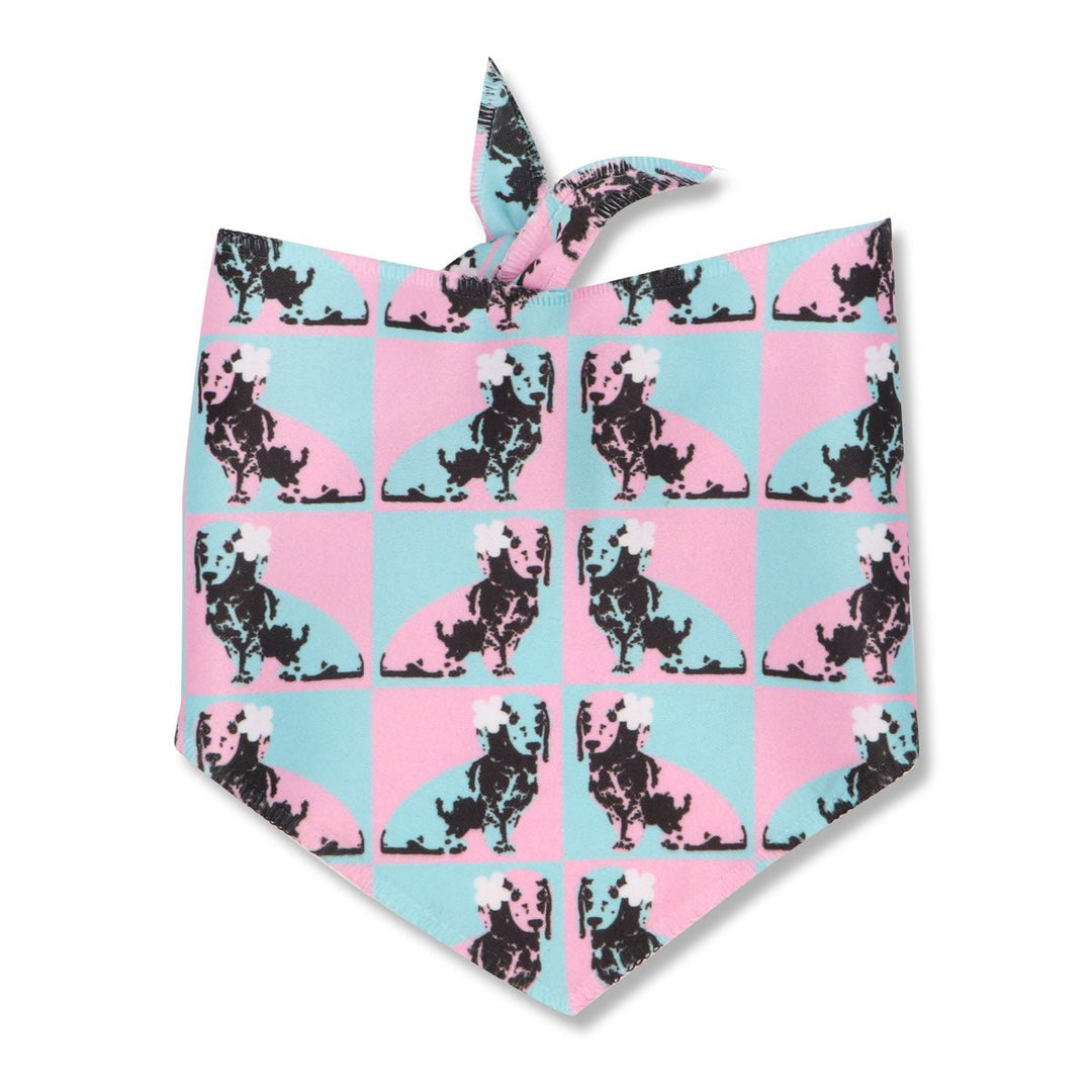 pop art pups dog bandana - bean goods