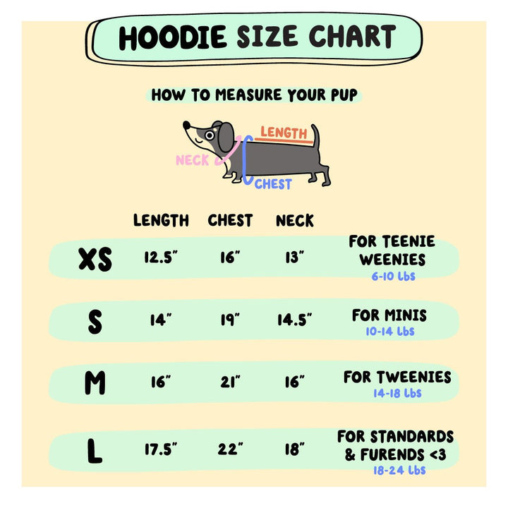 *pre-order* doxie hoodie | blonde - bean goods