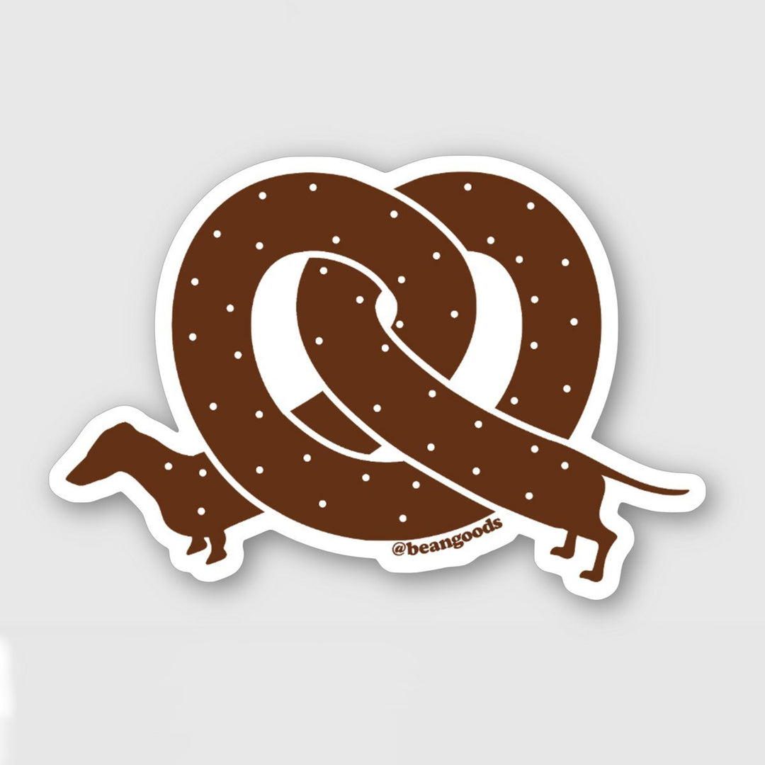 pretzel ween sticker - BeanGoods