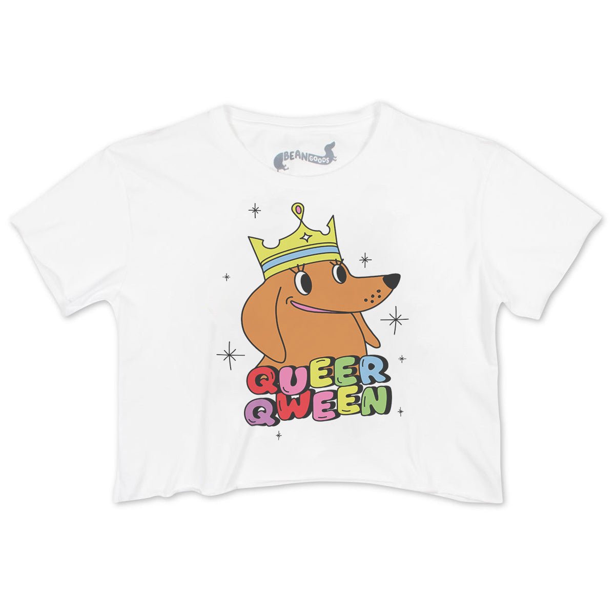 queer qween cropped tee - bean goods